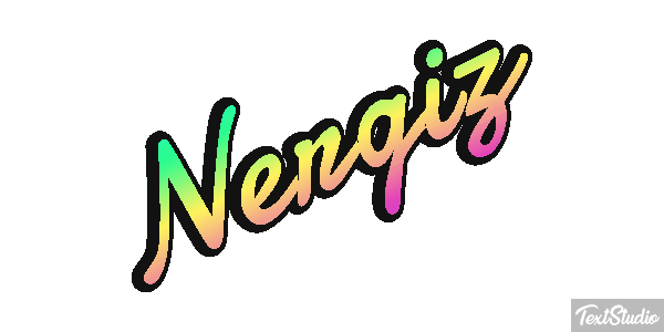 Nergiz Efecto de texto
