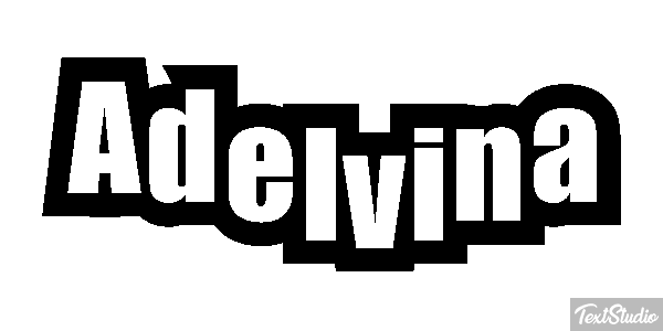 Adelvina Text effect