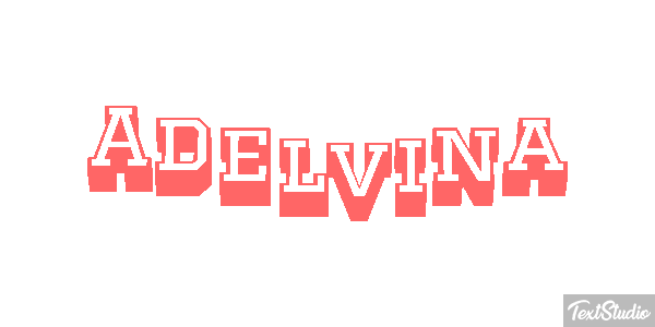 Adelvina Text effect