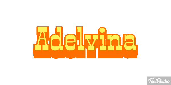 Adelvina Text effect