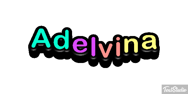 Adelvina Text effect