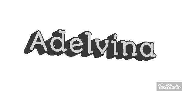 Adelvina Text effect