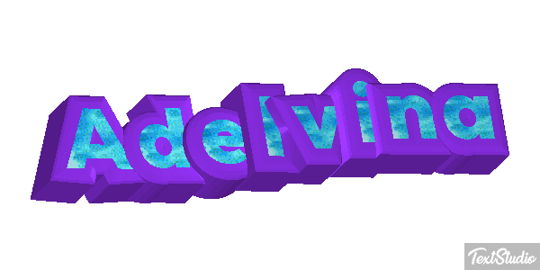 Adelvina Text effect