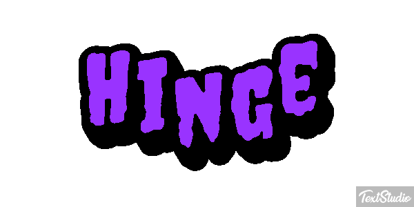 Hinge Text effect