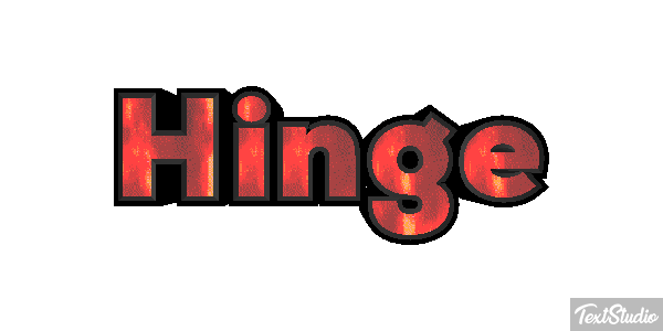 Hinge Text effect