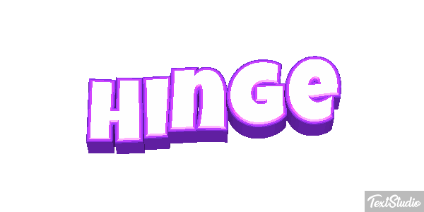 Hinge Text effect