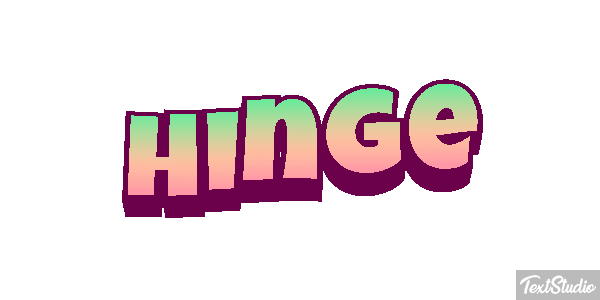 Hinge Text effect