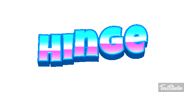 Hinge Text effect