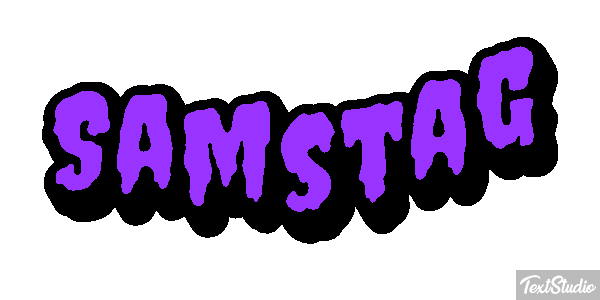 Samstag Text effect