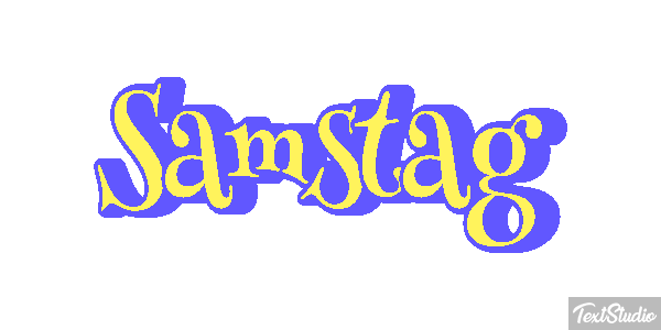 Samstag Text effect