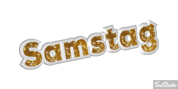 Samstag Text effect