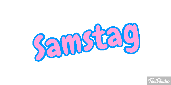 Samstag Text effect
