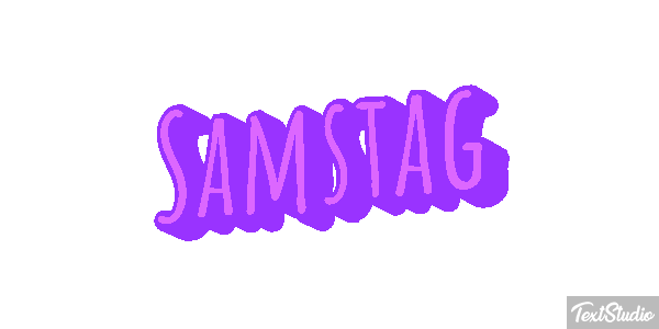 Samstag Text effect