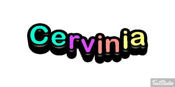 Cervinia Efekt tekstowy