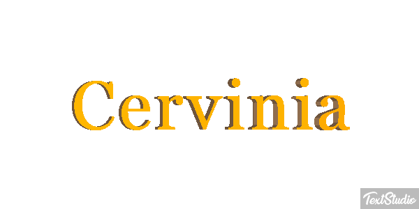 Cervinia Efekt tekstowy