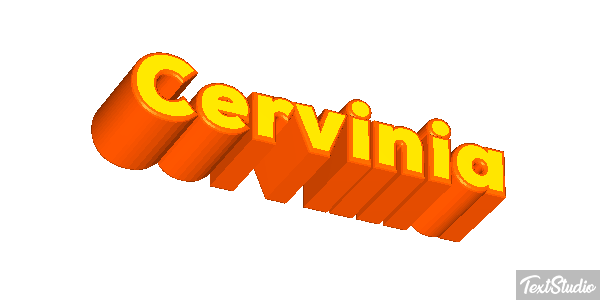 Cervinia Efekt tekstowy