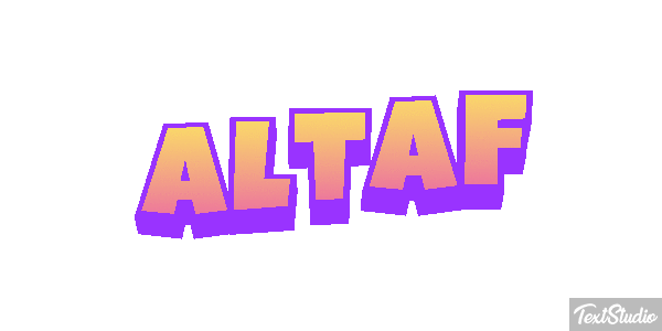 Altaf Tekst effect