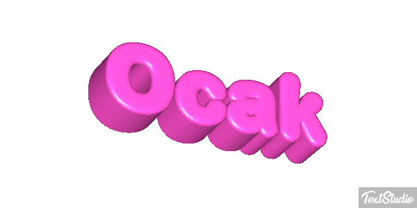 Ocak Efecto de texto
