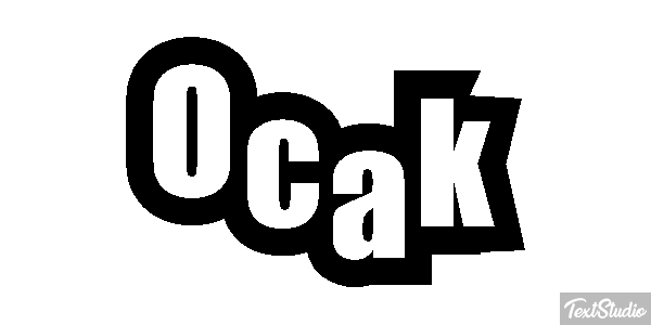 Ocak Efecto de texto