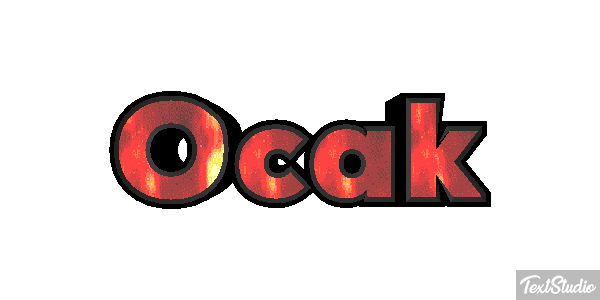 Ocak Efecto de texto