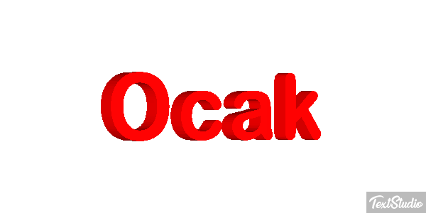 Ocak Efecto de texto