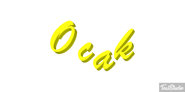 Ocak Efecto de texto