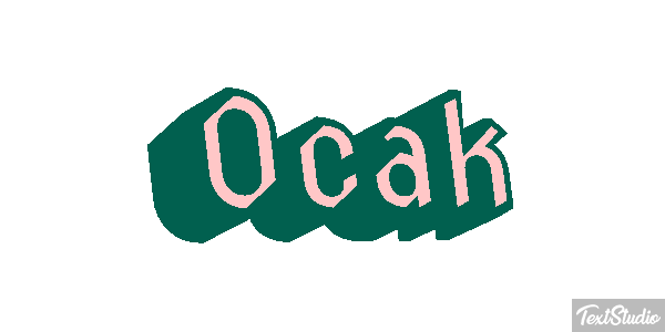 Ocak Efecto de texto