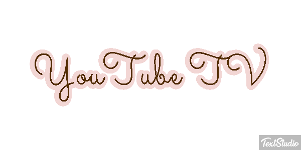 YouTube TV Texteffekt