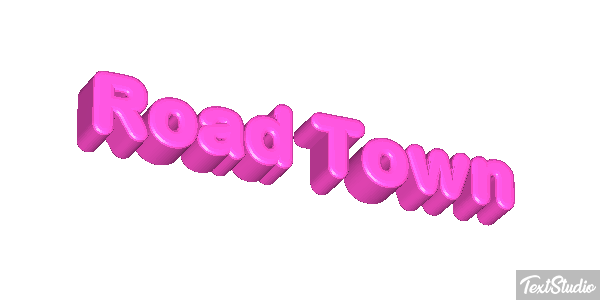 Road Town Texteffekt