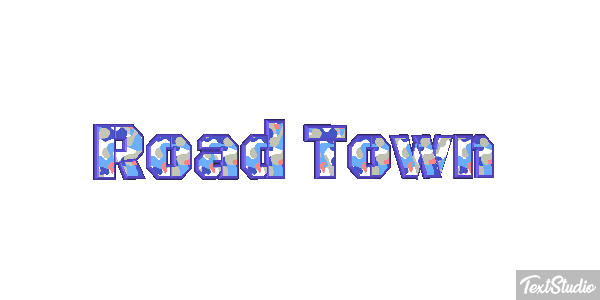 Road Town Texteffekt