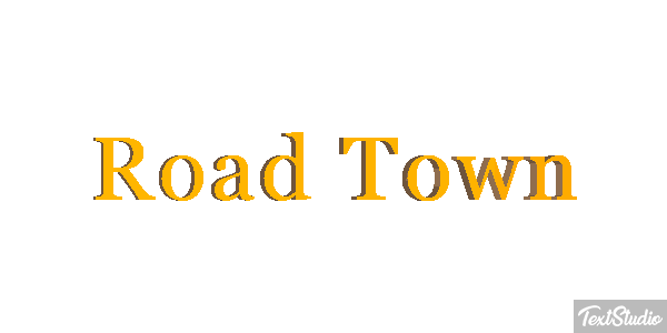 Road Town Texteffekt