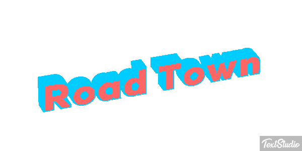Road Town Texteffekt