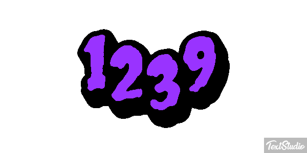 1239 Text effect
