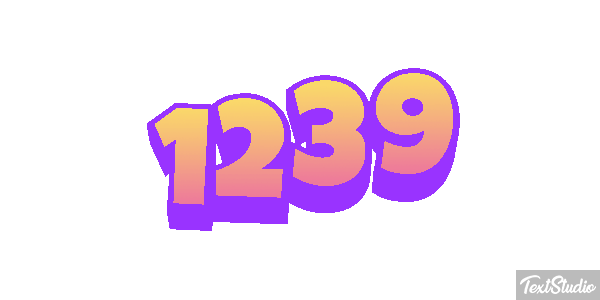 1239 Text effect