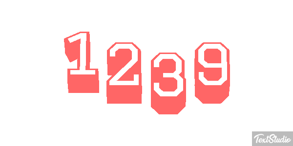 1239 Text effect