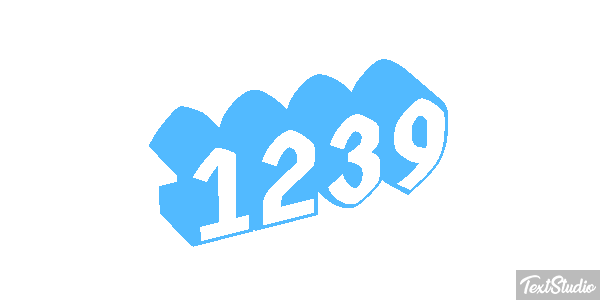 1239 Text effect