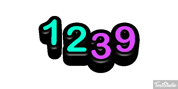 1239 Text effect