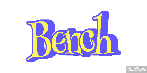 Bench テキスト効果