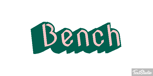 Bench テキスト効果