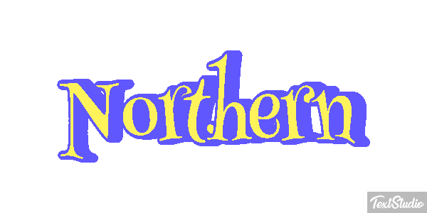 Northern Text effect
