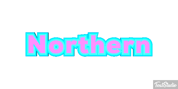 Northern Text effect