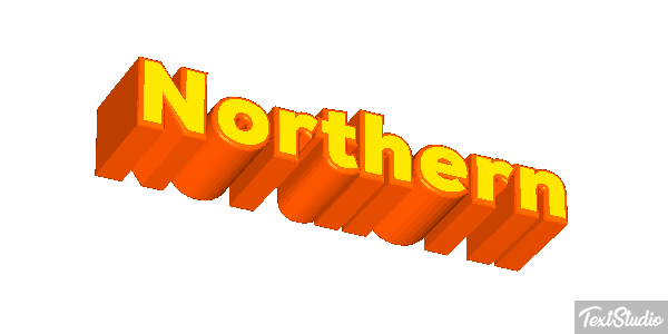 Northern Text effect