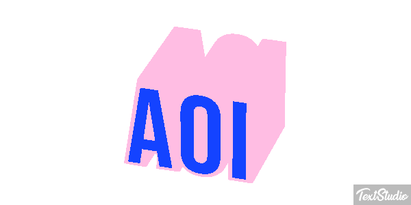 Aoi Efeito do texto