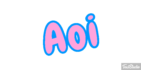 Aoi Efeito do texto