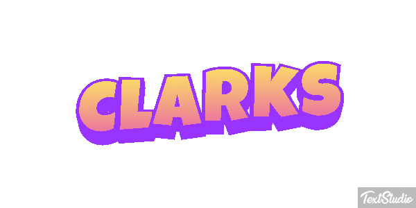 Clarks Text effect