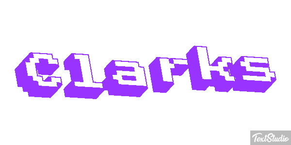 Clarks Text effect