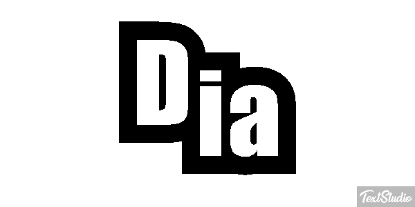 Dia Efeito do texto