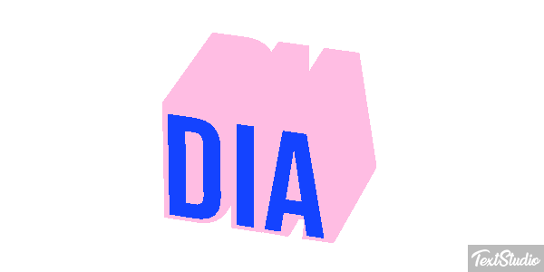 Dia Efeito do texto