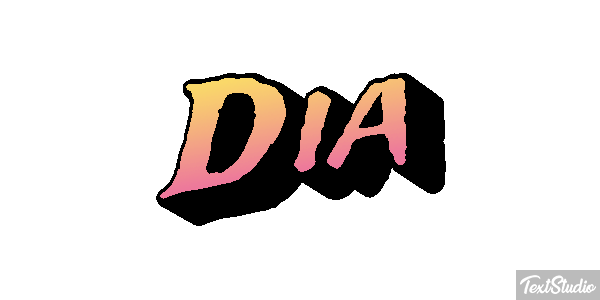 Dia Efeito do texto