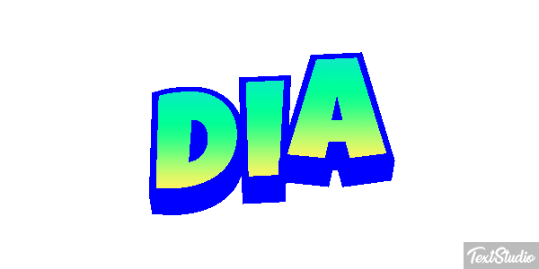 Dia Efeito do texto